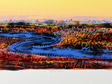 SANDRA LEVESON "Escondido" Signed Limited Edition Silkscreen 32cm x 112cm3