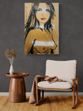 DAVID BROMLEY Nude "Helen" Original Polymer Painting on Canvas 90cm x 60cm3