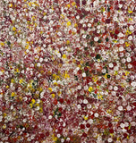 POLLY NGALE "Bush Plum" Original, Signed Acrylic on Canvas 100cm x 95cm0
