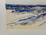 SANDRA LEVESON "Kiama" Signed Limited Edition Silkscreen 32cm x 112cm2