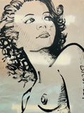 DAVID BROMLEY Nude "Hillary" Polymer on Canvas Painting 120cm x 90cm1