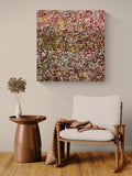 POLLY NGALE "Bush Plum" Original, Signed Acrylic on Canvas 100cm x 95.5cm2