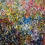 GRACIE MORTON PWERLE "Lizard Dreaming" Signed Acrylic on Canvas 97cm x 97cm0