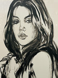 DAVID BROMLEY Nude "Ally" Original Polymer Painting on Canvas 90cm x 60cm1