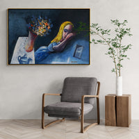 CHARLES BLACKMAN "Dreaming Alice" Hand Signed, 91cm x 133cm Limited Edition on Canvas FRAMED