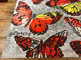 DAVID BROMLEY "Silver Butterflies" Signed Limited Edition Print 40cm x 60cm