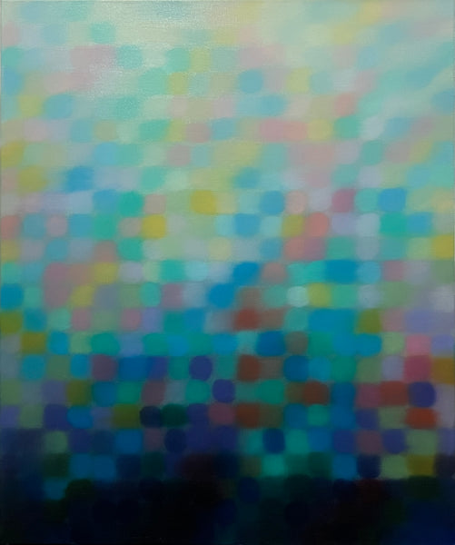MATTHEW JOHNSON "Untitled II" Signed, Original Oil on Linen Painting 91.5cm x 76cm