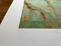 JOHN OLSEN "Lake Eyre - The Desert Sea II" Signed Limited Edition Print 94cm x 71cm