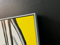 JASPER KNIGHT "Jingle Car Park" Enamel on Linen Painting 182cm x 182cm + Frame
