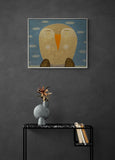 DEAN BOWEN "Nib Bird II" Original Oil On Board Painting 54cm x 65cm