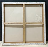 ANTHONY BENNETT "Nude at the Fourth Test" Mixed Media on Canvas Painting 101cm x 101cm