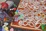 JUDY NAPANGARDI WATSON "Mina Mina" Signed Acrylic on Canvas 153cm x 199cm
