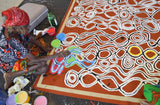 JUDY NAPANGARDI WATSON "Mina Mina" Signed Acrylic on Canvas 153cm x 199cm