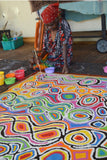 JUDY NAPANGARDI WATSON "Mina Mina" Signed Acrylic on Canvas 153cm x 199cm