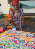 JUDY NAPANGARDI WATSON "Mina Mina" Signed Acrylic on Canvas 153cm x 199cm