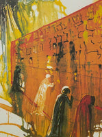 SALVADOR DALI "The Wailing Wall" Limited Edition Colour Lithograph