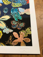 DAVID BROMLEY "Butterflies II" Printers Proof Print PP 28cm x 35cm