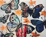 DAVID BROMLEY "Winter Butterflies" Signed Limited Edition Print 56cm x 70cm