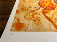 JOHN OLSEN "Sous Chef" Signed, Limited Edition Digital Print 77cm x 82cm