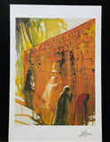 SALVADOR DALI "The Wailing Wall" Limited Edition Colour Lithograph