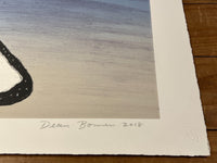 DEAN BOWEN "Twilight Magpie" Hand Signed, Limited Edition Print 48cm x 68cm