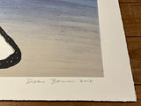 DEAN BOWEN "Twilight Magpie" Hand Signed, Limited Edition Print 48cm x 68cm