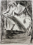 ARTHUR BOYD "The Boat" Signed, Limited Edition Etching 66cm x 50cm
