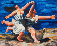 PABLO PICASSO "Two Women Running on the Beach" Limited Edition Colour Giclee