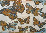 DAVID BROMLEY "Butterflies" Signed Screenprint on Card 72cm x 100cm