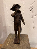 DAVID BROMLEY "Marching On" Signed, Cast Bronze Maquette Sculpture and Base