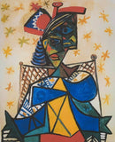 PABLO PICASSO "Seated Woman" Limited Edition Colour Giclee