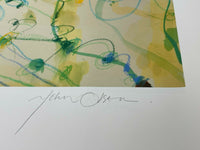 JOHN OLSEN "Frogs & Banana Leaf" Signed, Limited Edition Print 63cm x 81cm