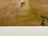 JOHN OLSEN "Night Train & Owls" Signed Limited Edition Digital Print 73cm x 75cm