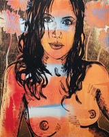 DAVID BROMLEY Nude "Alexia" Signed Limited Edition Print, 90cm x 72cm