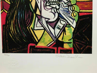 PABLO PICASSO "Weeping Woman With Red Hat" Limited Edition Colour Giclee