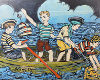 DAVID BROMLEY "Maiden Voyage" Signed Limited Edition Print, 72cm x 90cm