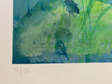 JOHN OLSEN "Kimberley Wet Season" Signed, Limited Edition Print 70cm x 82cm