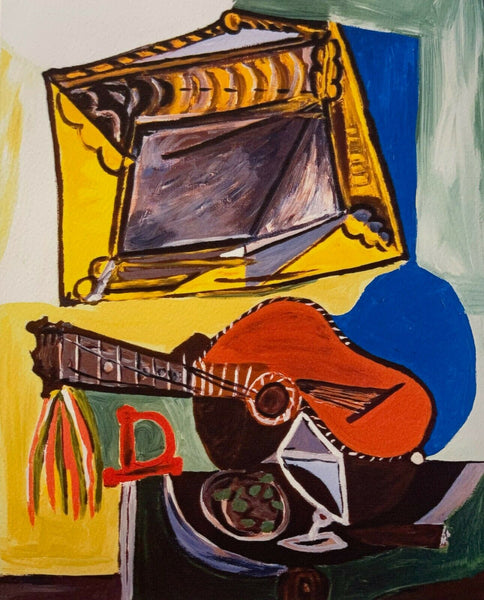 PABLO PICASSO "Still Life With Guitar" Limited Edition Colour Giclee