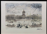 SALVADOR DALI "Academy of France" Limited Edition Colour Lithograph