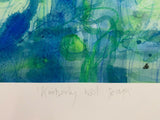 JOHN OLSEN "Kimberley Wet Season" Signed, Limited Edition Print 70cm x 82cm
