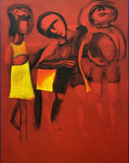 CHARLES BLACKMAN "Children Playing" Signed Limited Edition Print 100cm x 80cm
