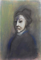 ROBERT DICKERSON "Pensive Lady" Original Pastel, Signed, 56cm x 38cm, Framed