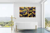 DAVID BROMLEY "Butterflies" Original Polymer Painting on Canvas 100cm x 150cm