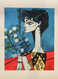 PABLO PICASSO "Portrait of Jacqueline Roque" Limited Edition Colour Giclee