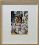 GARRY SHEAD "Culture as Exhibit" Original Gouache on Card 27.5cm x 21cm - Framed