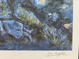 MARC CHAGALL "La Dormeuse Aux Fleurs" Limited Edition Colour Lithograph