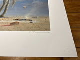 TIM STORRIER "Tully's Baggage" Hand Signed, Limited Edition Print 60cm x 90cm