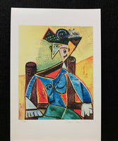 PABLO PICASSO "Seated Woman in Armchair" Limited Edition Colour Giclee