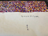BESSIE PITJARA "Bush Plum" Original, Signed Acrylic on Canvas 96cm x 89cm