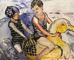 DAVID BROMLEY "Seaside Fun" Signed Limited Edition Print 71cm x 90cm